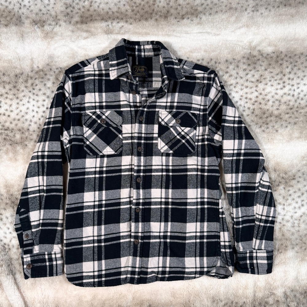 Plaid Button-Up Shirt